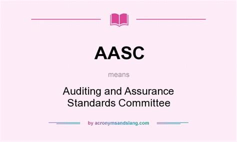 Auditing and Assurance Standards Council (AASC) Website is .